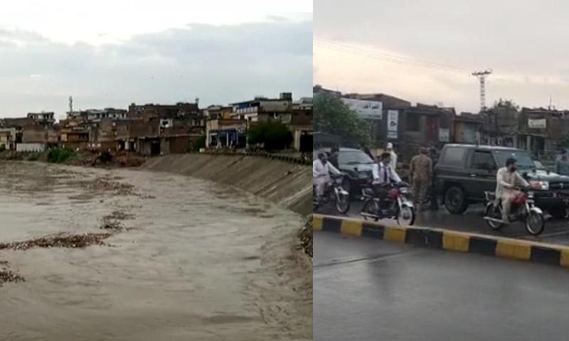 نالہ لئی کی سطح میں خطرناک حد تک اضافہ، پاک فوج کے دستے طلب