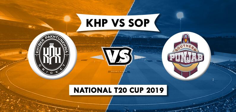 نیشنل ٹی 20 کپ میں خیبر پختونخوا نے سدرن پنجاب کو 7 وکٹوں سے شکست دے دی