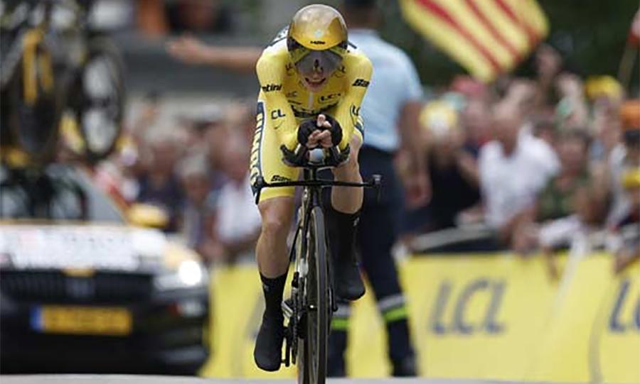 ڈینش سائیکل سوار جوناس ونجیگارڈ نے ٹور ڈی فرانس سائیکل ریس کا سولہواں مرحلہ جیت لیا