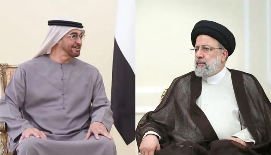 ایرانی صدرکی جانب سے متحدہ عرب امارات کے صدر کودورہ ایران کی دعوت