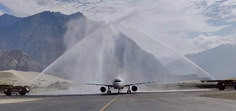 First international flight departs from Skardu airport
