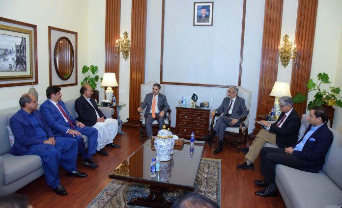 نگران وزیراعظم انوار الحق کاکڑ سے پاکستان پیپلز پارٹی کے وفد کی ملاقات