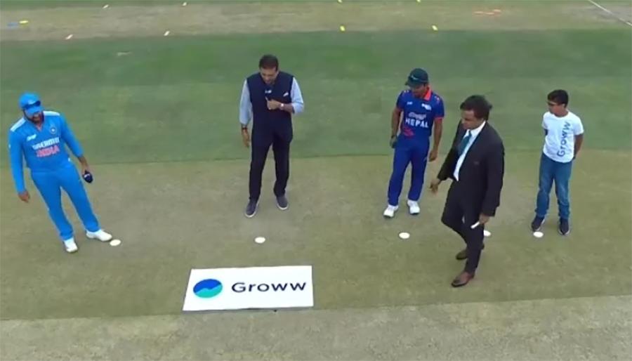 ایشیا کپ: بھارت کا نیپال کیخلاف ٹاس جیت کر فیلڈنگ کا فیصلہ