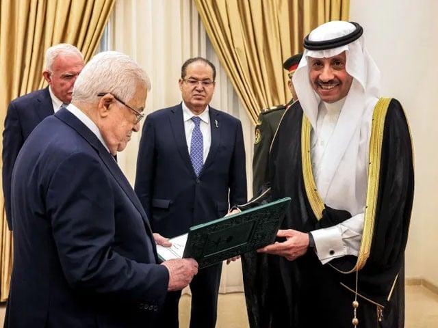 سعودی عرب نے پہلی بار فلسطین اتھارٹی کے لیے اپنا سفیر مقرر کردیا