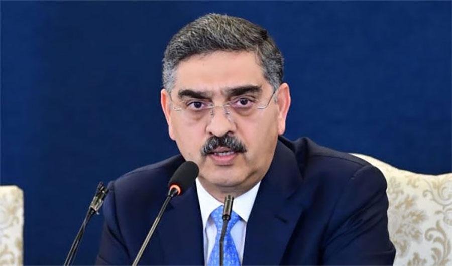 نگراں وزیراعظم کا بھارت کے خلاف میچ کے لیے پاکستانی کرکٹ ٹیم کے لیے نیک خواہشات کا اظہار