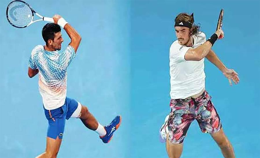 نوویک جوکووچ اور سٹیفانوس پیرس ماسٹرزاوپن ٹینس مینزسنگلز کوارٹر فائنل میں پہنچ گئے