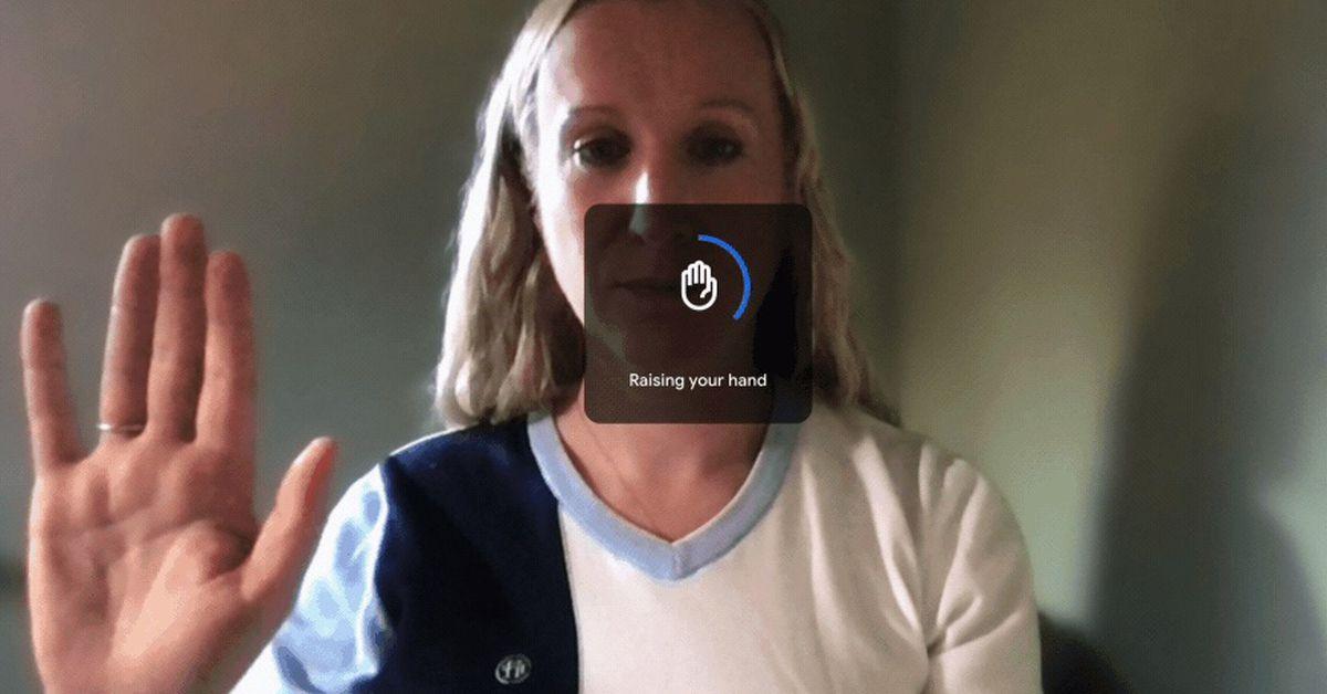 Google Meet’s latest feature lets you raise your hand to raise your hand