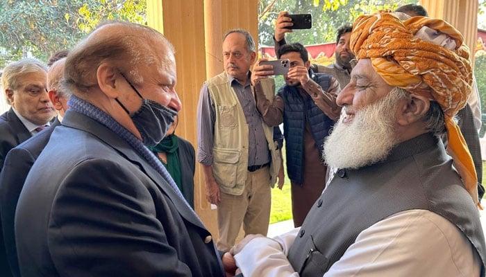 جمیت علماء اسلام اور ن لیگ کا کے پی کے میں بھی سیاسی اتحاد