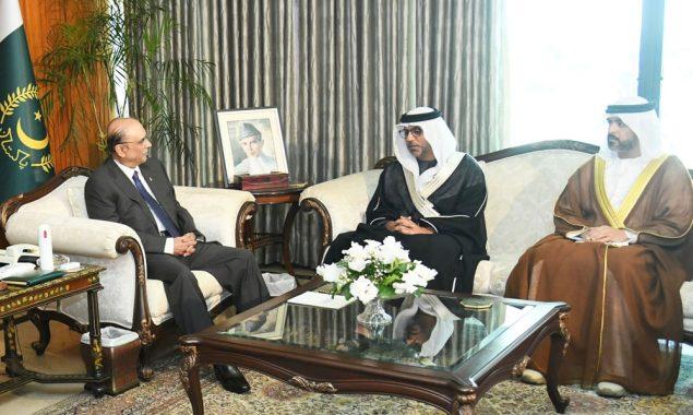 صدر مملکت آصف علی زرداری سے متحدہ عرب امارات کے سفیر کی ملاقات