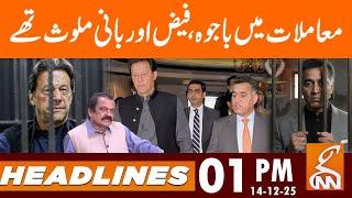 Bajwa, Faiz and Bani were involved in the matters | News Headlines | 01 PM | 14 Dec 25 | GNN