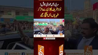 مری میں عوامی جوش! نواز شریف گاڑی سے اتر کر شہریوں میں پہنچ گئے #gnn #latest #updates