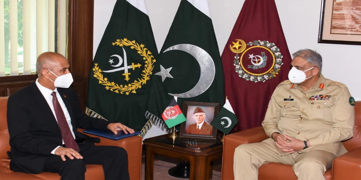 General Bajwa meets Afghan envoy