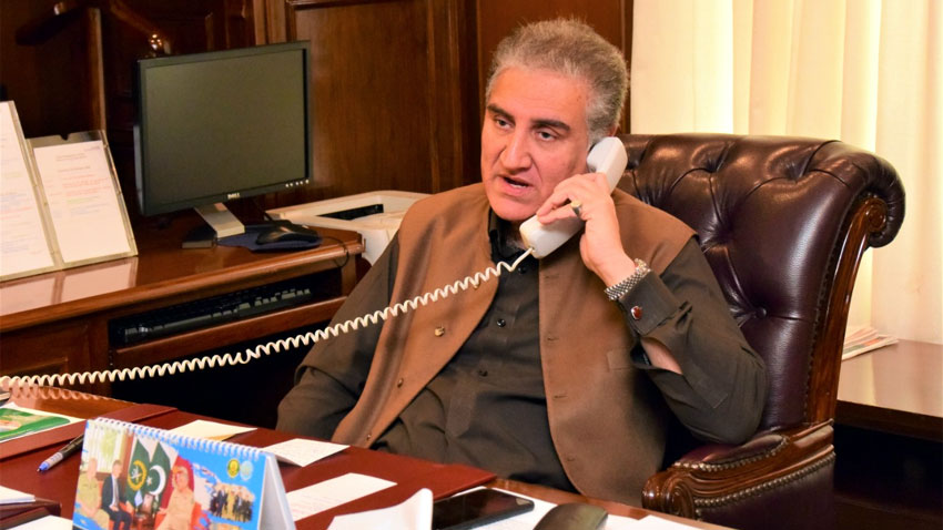 FM discusses bilateral ties, Afghan peace process with US Secretary of State