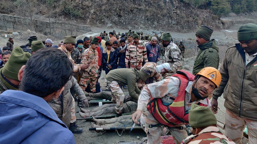 14 killed, 170 missing after Indian glacier breaks off