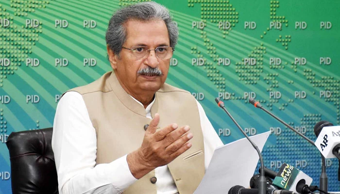Decision regarding reopening educational institutions on Tuesday: Shafqat