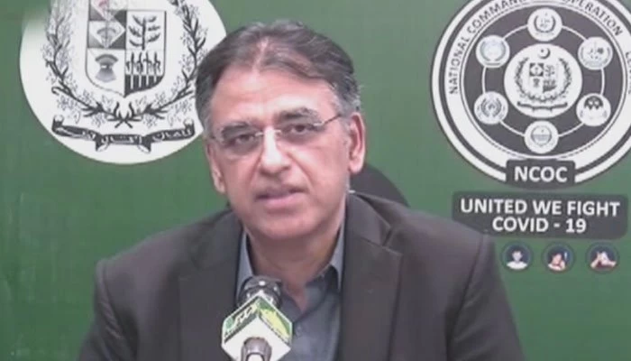 Asad Umer worried over people aged 50 and above not getting COVID jab