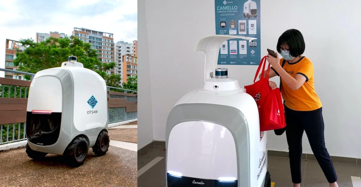 Robots to deliver groceries and parcels in Singapore