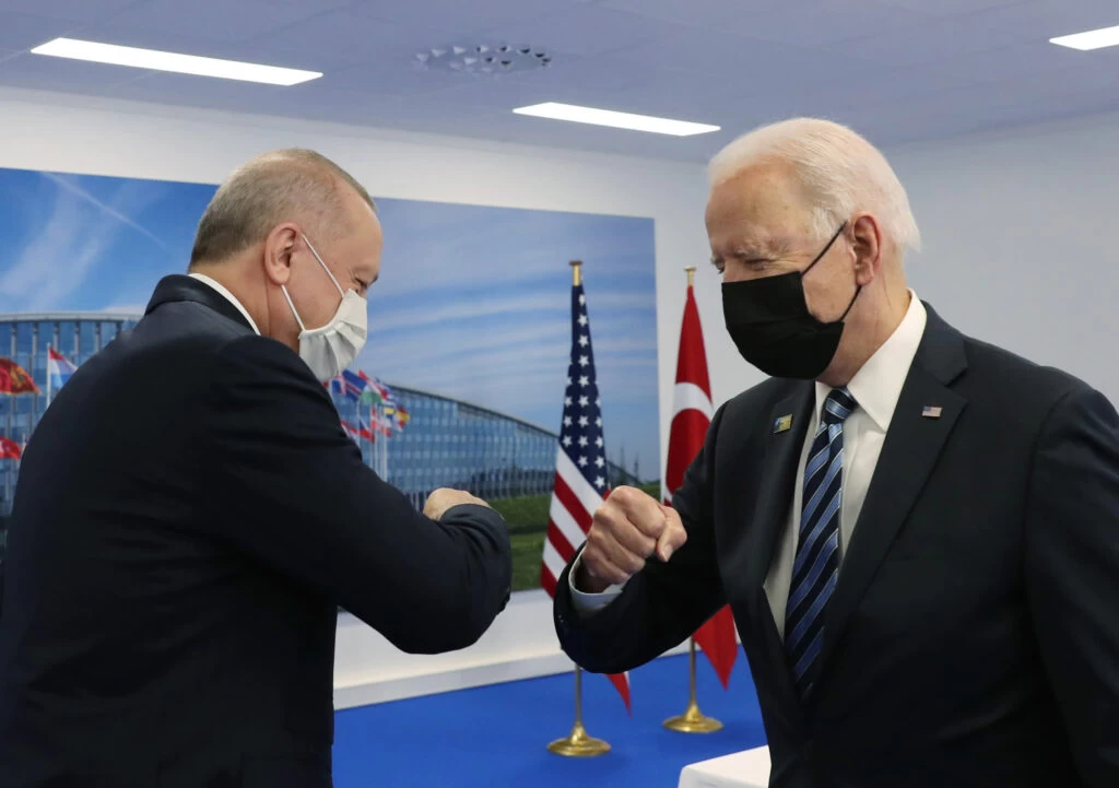 Erdogan, Biden meet on the sidelines of NATO leaders summit, discuss 'disputed' matters