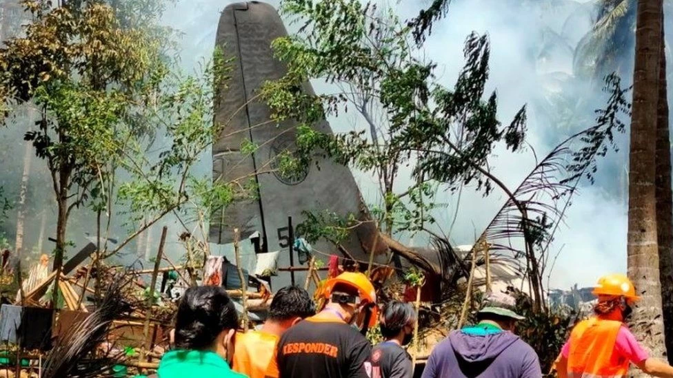 Death toll in Philippine military plane crash reaches 50