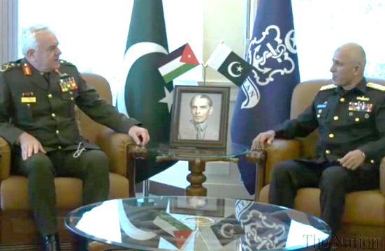 Jordan’s top military leader calls on Pakistan Navy chief