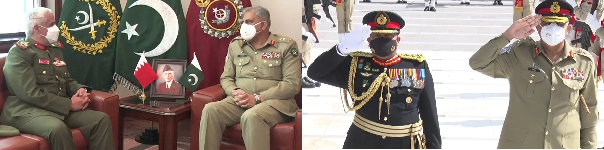 COAS separately meets military heads of two friend countries