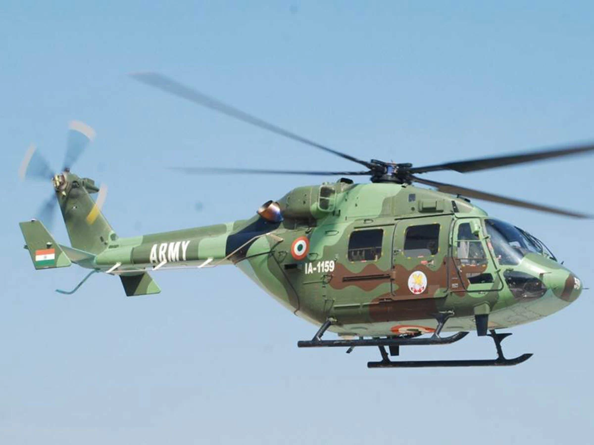 Indian Army helicopter crashes