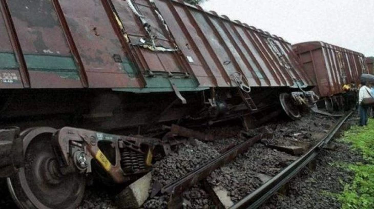 Two bogies of freight train derail near Hyderabad