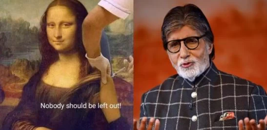 Amitabh shares hilarious 'Mona Lisa' meme, urges all to get vaccinated