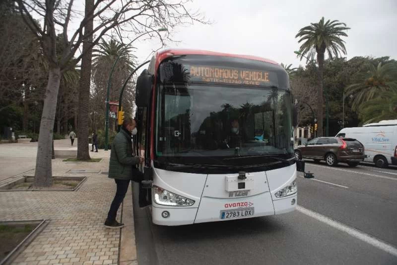 Driverless bus hits streets of Malaga in southern Spain