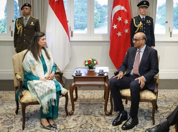 Pakistan’s envoy presents diplomatic credentials to Singapore president