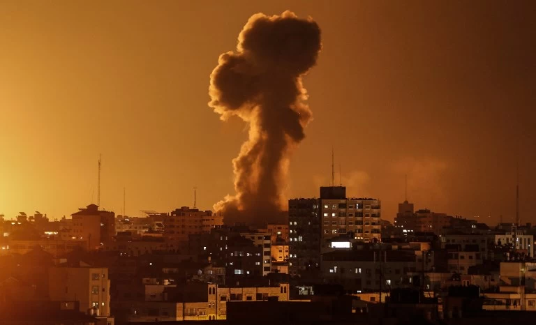 غزہ میں  اسرائیل کا فضائی حملہ،  9 بچوں سمیت  24 فلسطینی شہید