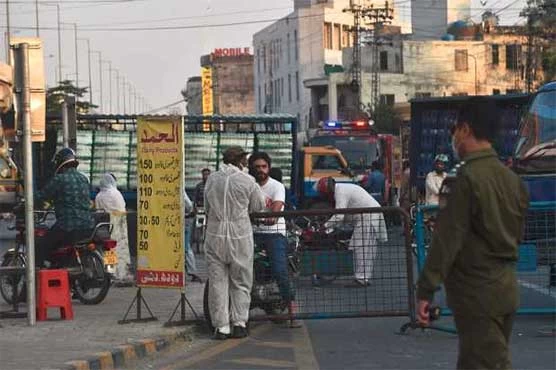 لاہور میں کورونا ایس اوپیز کی خلاف ورزی  پر 66مقدمات درج