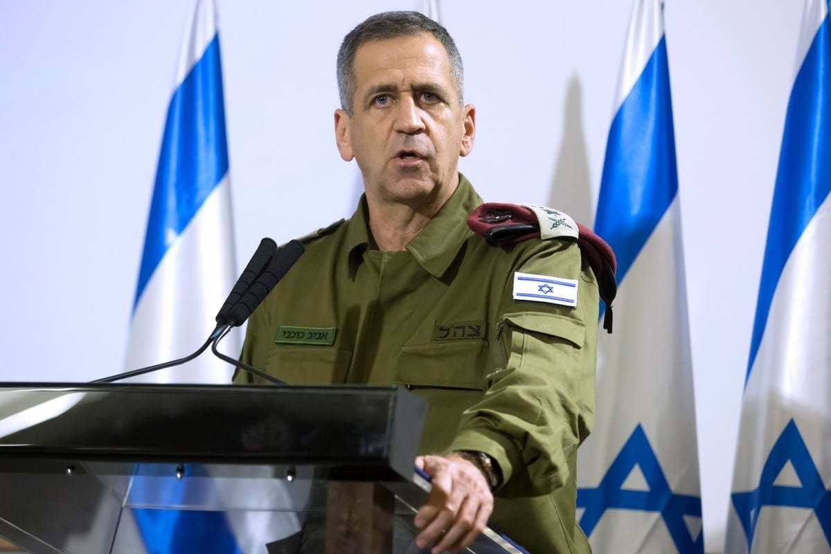 اسرائیلی آرمی چیف کا اپنی فوج کو ایران پر ممکنہ حملے کی تیاری کا حکم