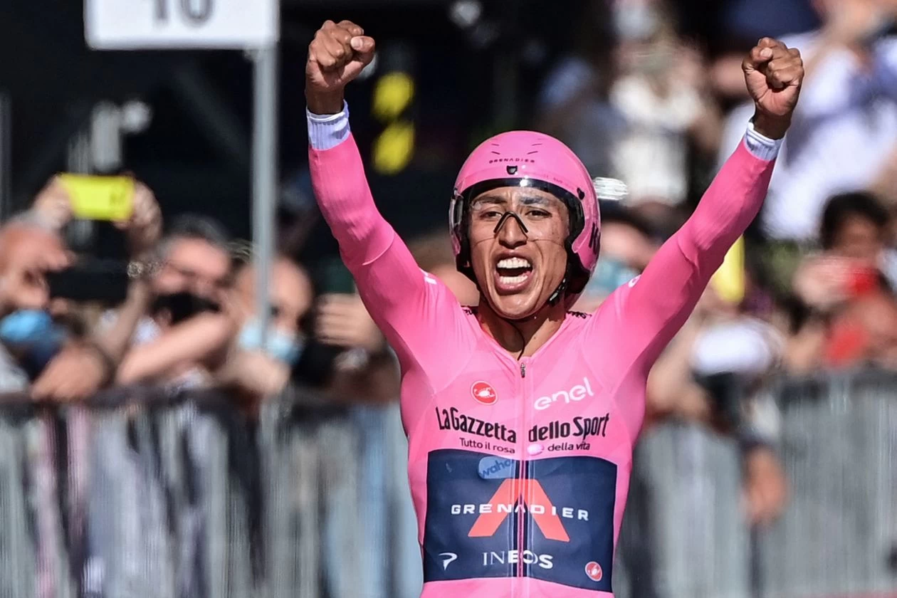 جیرو ڈی اٹالیا سائیکل ریس کولمبیا کے ایگن برنال نے جیت لی