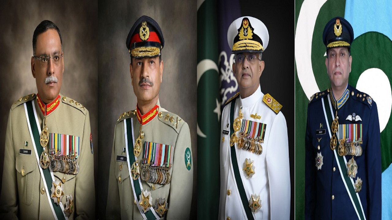 مسلح افواج، چیئرمین جوائنٹ چیفس آف اسٹاف کمیٹی، سروسز چیفس کی قوم کو یوم پاکستان کی مبارکباد