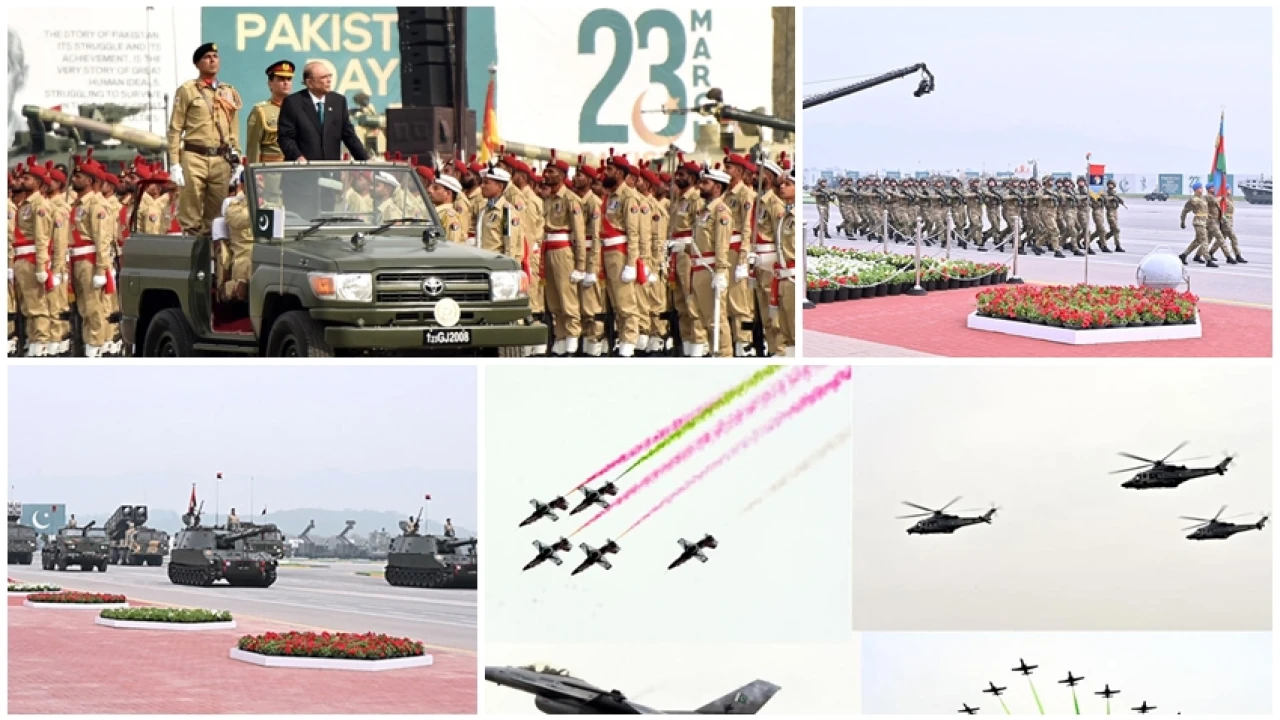 Armed forces demonstrate Military prowess at Pakistan Day Parade in Islamabad