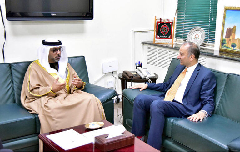 Musadik UAE Ambassador Agree On Enhancing Collaboration In Petroleum 