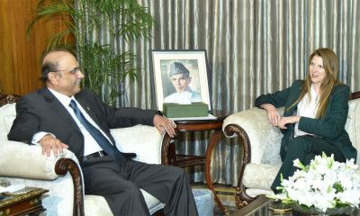 پاکستان،برطانیہ اقتصادی و معاشی تعلقات بہتر بنائیں گے ، صدر آصف علی زرداری