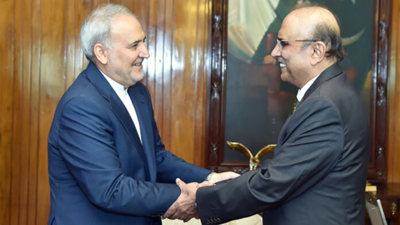صدر مملکت آصف علی زرداری سے ایران کے سفیر کی ملاقات