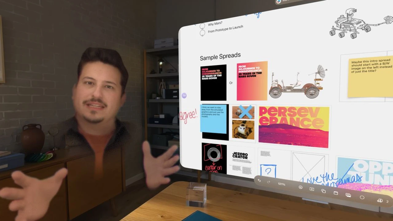 Now Apple Vision Pro Personas can float freely across different apps