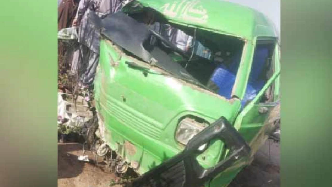 Four kids killed, 10 injured as school van, tractor trolley collide in Toba