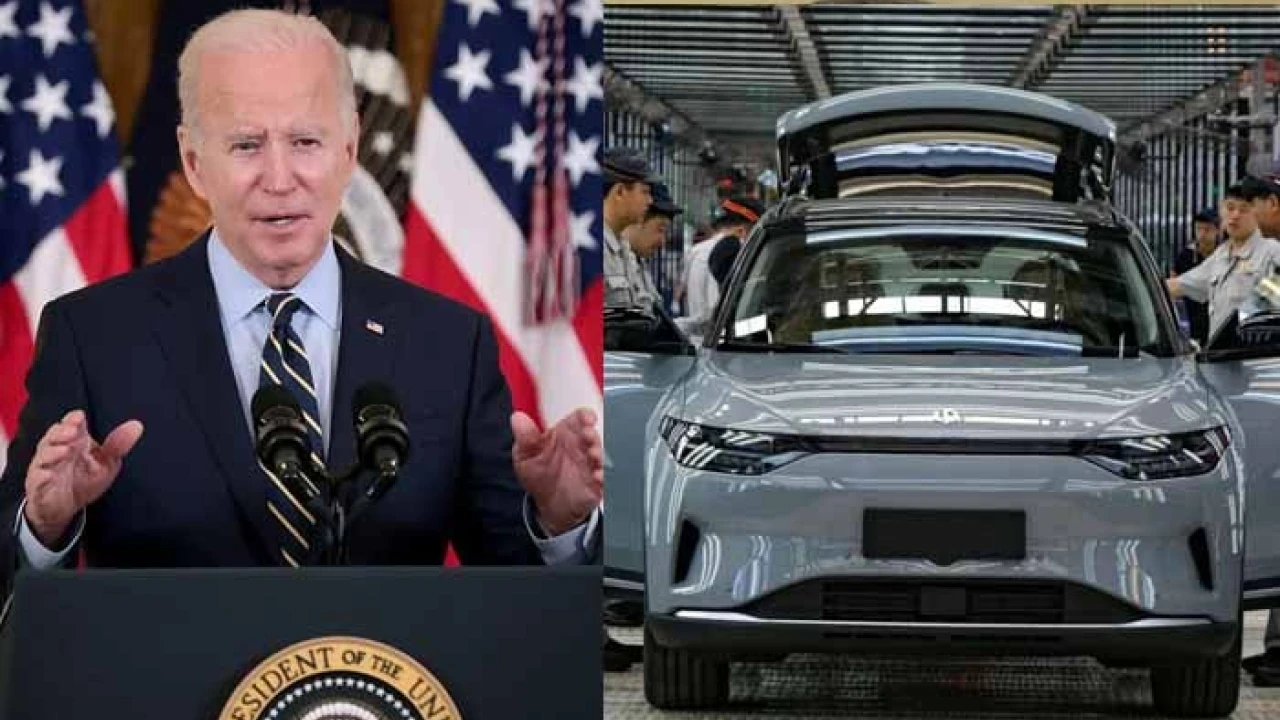 Joe Biden insists ban on Chinese electric vehicles in US