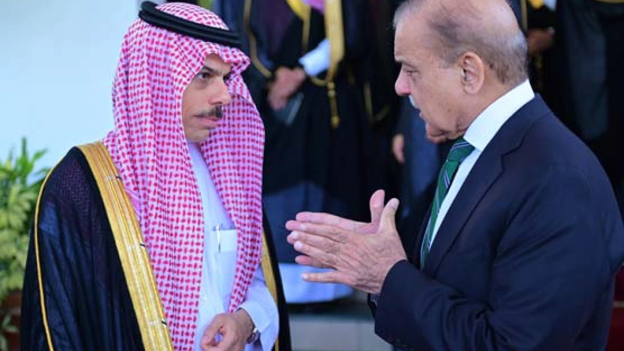 PM Shehbaz meets Saudi foreign minister