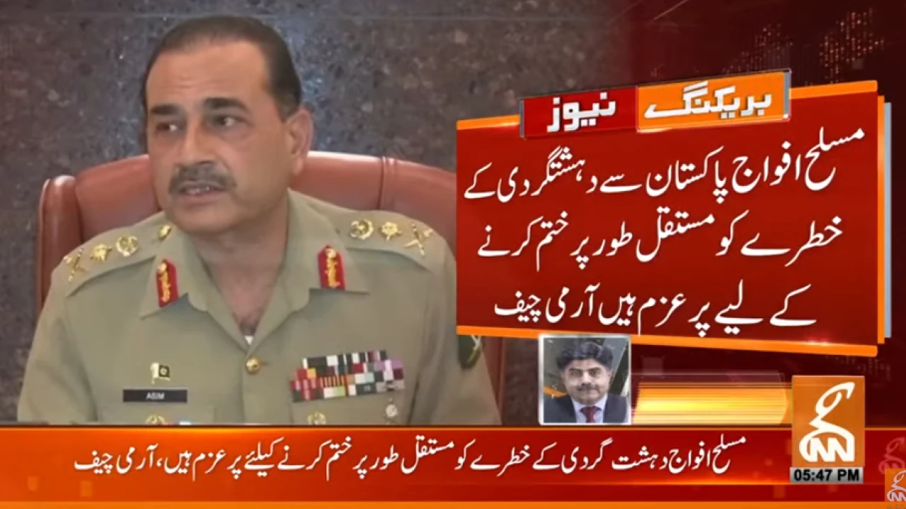 Military leadership resolves to eradicate terrorism with public support