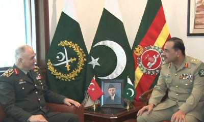 آرمی چیف جنرل سید عاصم منیر سےترکیہ کے چیف آف جنرل سٹاف ج متین گورک کی ملاقات