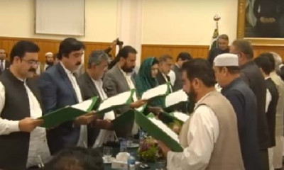 بلوچستان کی 14 رکنی کابینہ نے حلف اٹھا لیا