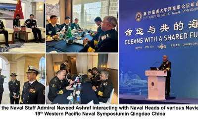 Chief of Naval Staff attends 19th western pacific naval symposium in China