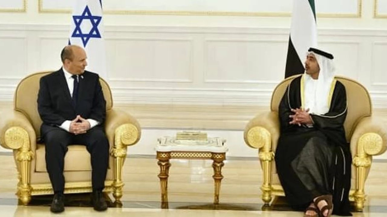 Israeli premier reaches UAE on historic visit