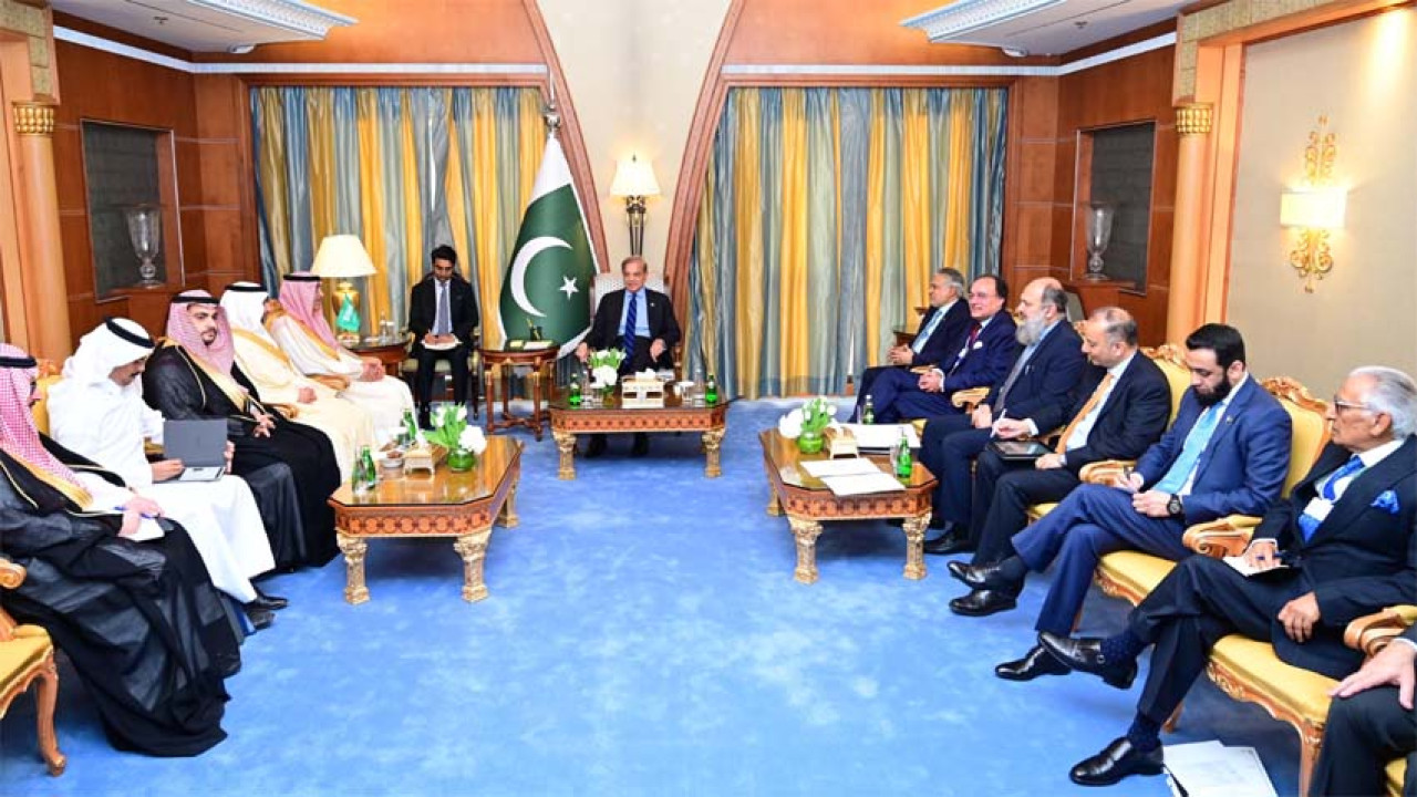 وزیراعظم محمد شہباز شریف کی سعودی وزراء سے ملاقاتیں ، اہم  امور پر تبا دلہ خیال