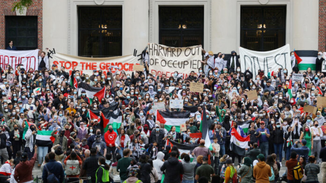 اسرائیلی جارحیت کے خلاف امریکی یونیورسٹیوں میں احتجاج شدت اختیار کر گیا